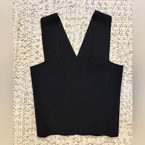 A.L.C Rayon/Nylon/Elastic Black Going Out Top